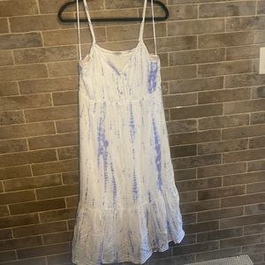 Rails brand, Cloud tie dye colored, printed linen